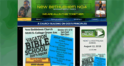 Desktop Screenshot of newbethlehem4mbc.com