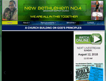 Tablet Screenshot of newbethlehem4mbc.com